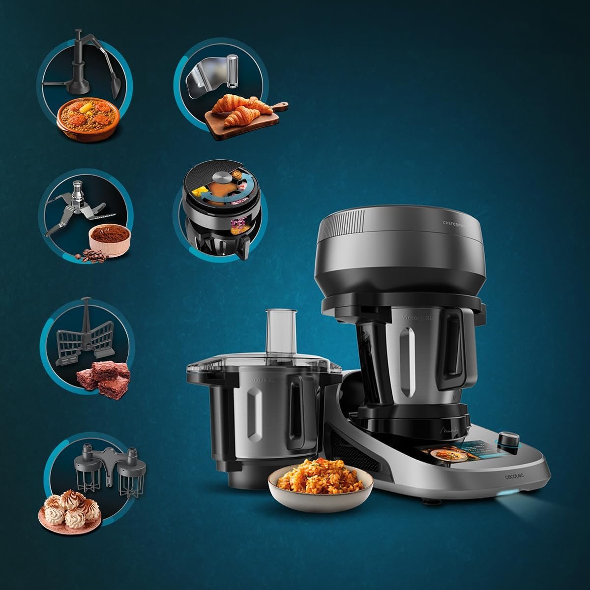 cecotec robot de cuisine multifonction