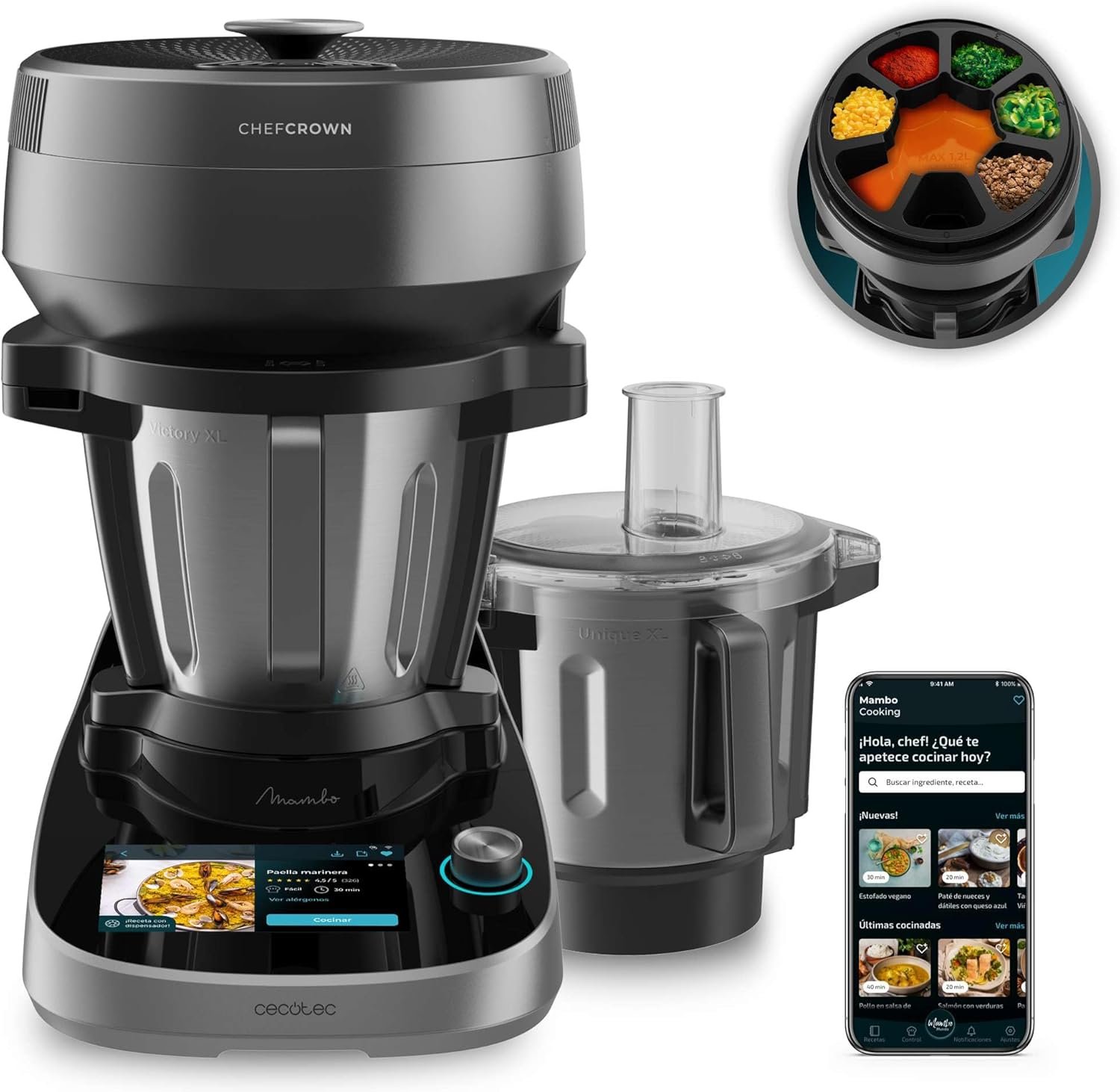 Cecotec Robot de Cuisine Multifonction