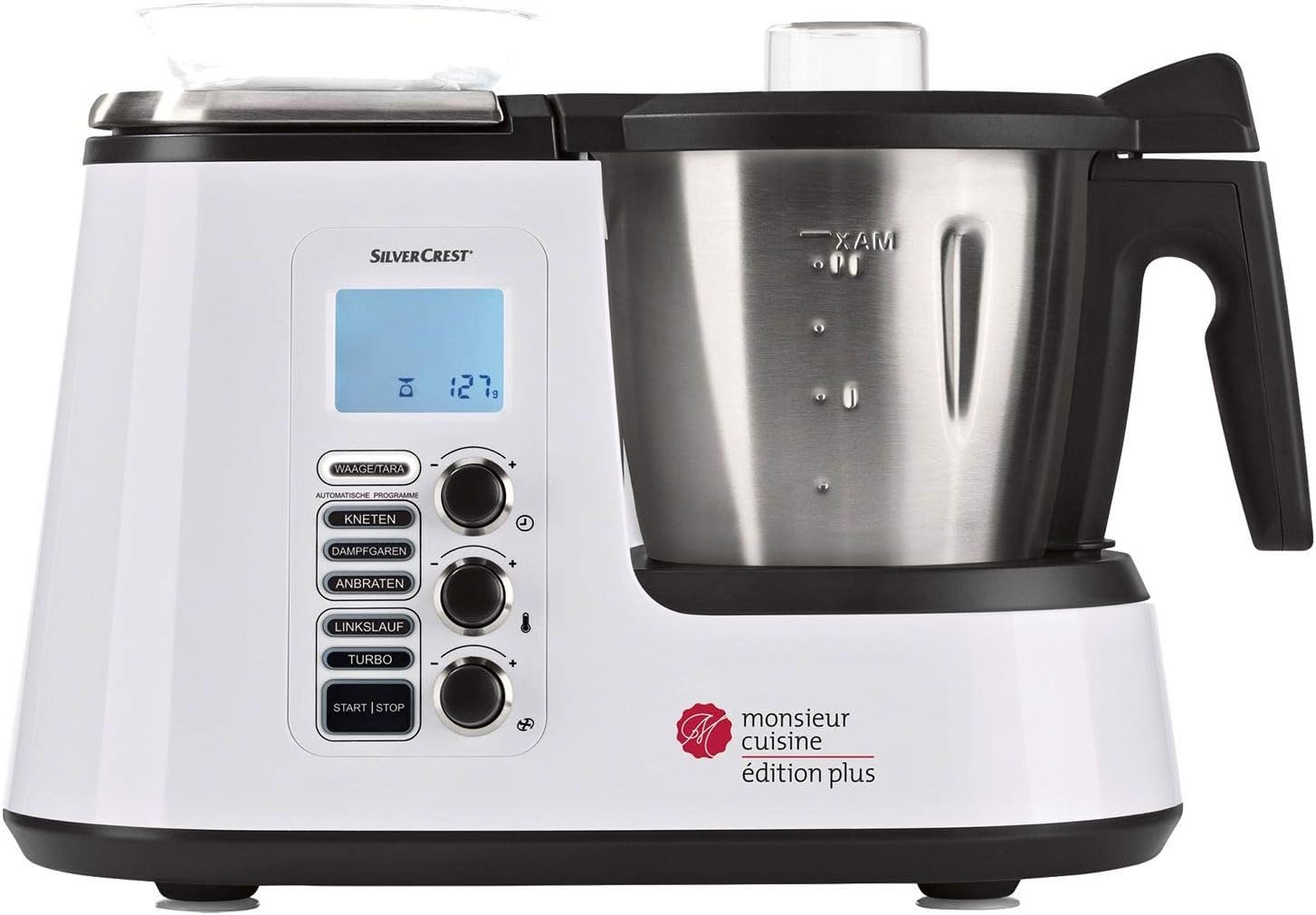 silvercrest monsieur cuisine edition plus neuf multifonction accessoire lavable noir,argent
