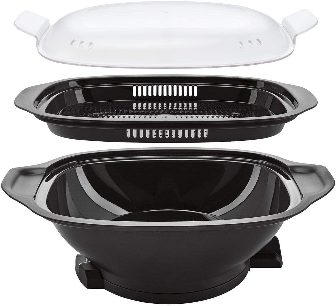 silvercrest monsieur cuisine edition plus neuf multifonction accessoire lavable noir,argent